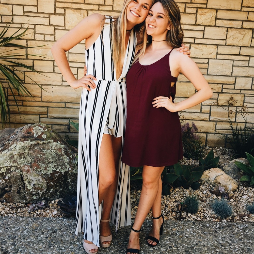 V-Neck short/dress formal romper